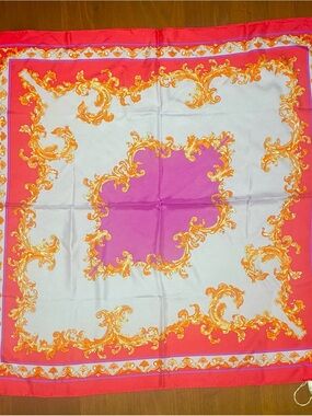 NWT Emilio Pucci Pink, Orange & White Baroque Rare